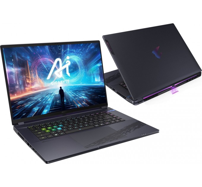 GIGABYTE Ноутбук Gigabyte Aorus 16X 9KG 2024 (AORUS 16X 9KG-43UAC54SD) Midnight Gray