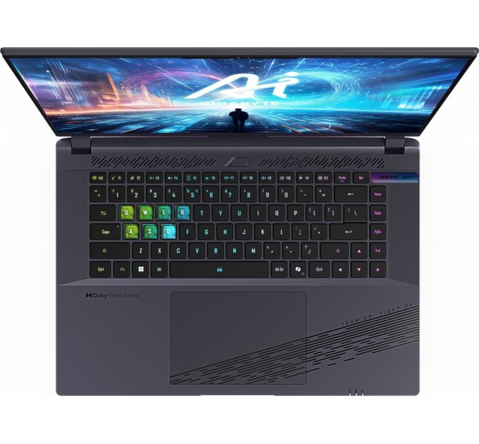 GIGABYTE Ноутбук Gigabyte Aorus 16X 9KG 2024 (AORUS 16X 9KG-43UAC54SD) Midnight Gray