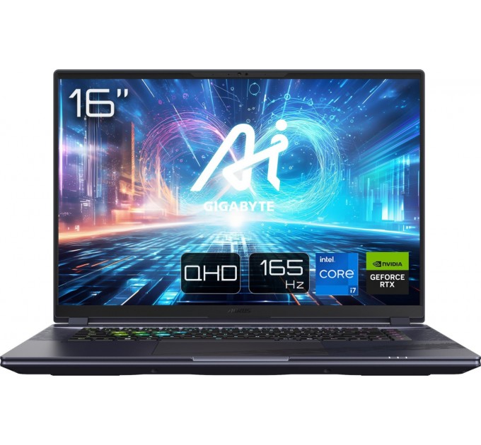 GIGABYTE Ноутбук Gigabyte Aorus 16X 9KG 2024 (AORUS 16X 9KG-43UAC54SD) Midnight Gray