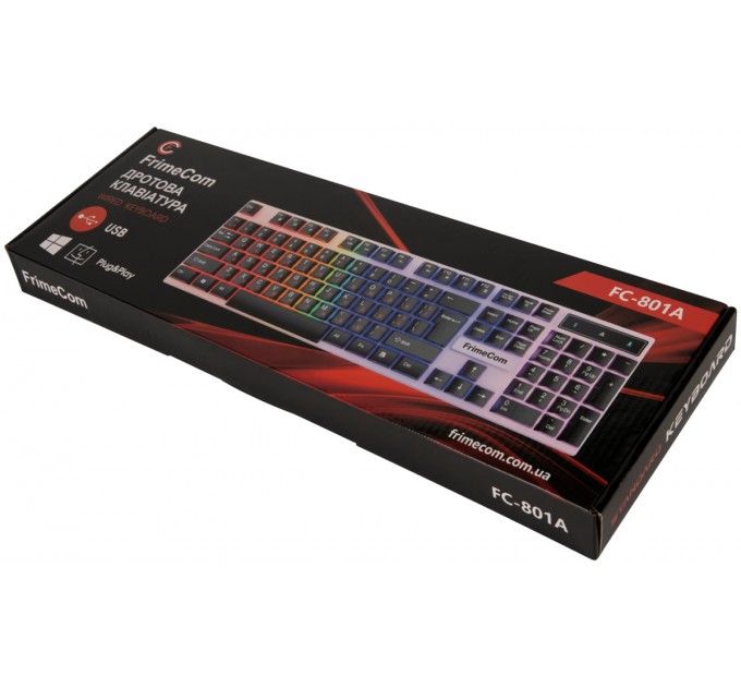 FrimeCom Клавіатура FrimeCom FC-801А-USB Black