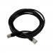 GEAR Патч-корд 1.5м UTP cat.6, CCA, 24AWG, black GEAR (GPC-UTPC6CCARJ45-1.5B)