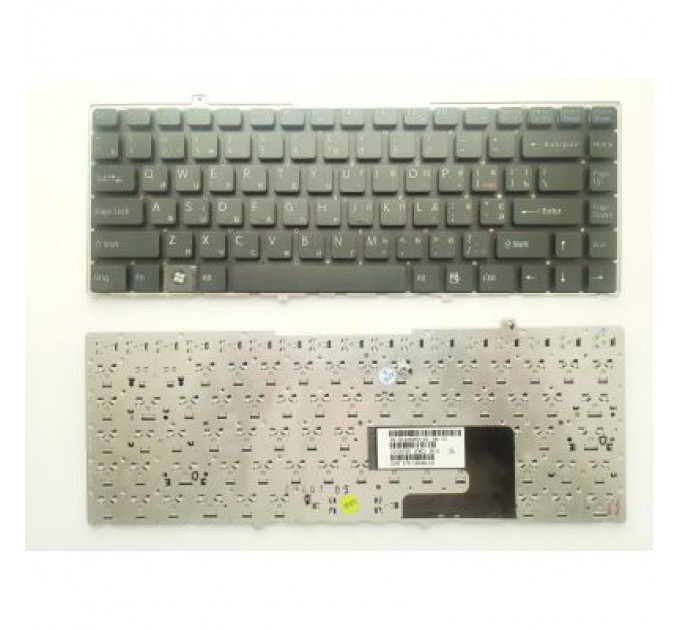 Sony Клавіатура ноутбука Sony VGN-FW series черная без рамки UA (A43253)