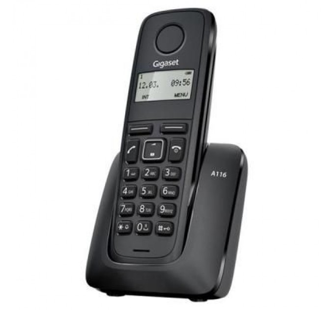 Gigaset Телефон DECT Gigaset A116 Black (S30852H2801S301)