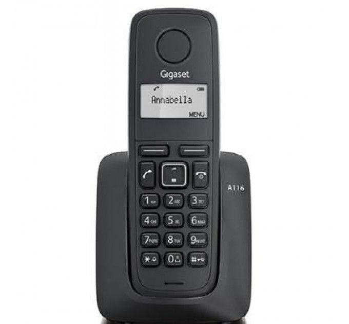 Gigaset Телефон DECT Gigaset A116 Black (S30852H2801S301)