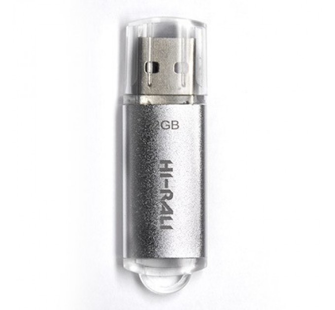 Hi-Rali Флеш-накопитель USB 2GB Hi-Rali Rocket Series Silver (HI-2GBRKTSL)