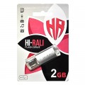 Hi-Rali Флеш-накопитель USB 2GB Hi-Rali Rocket Series Silver (HI-2GBRKTSL)