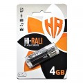 Hi-Rali Флеш-накопичувач USB 4GB Hi-Rali Corsair Series Black (HI-4GBCORBK)