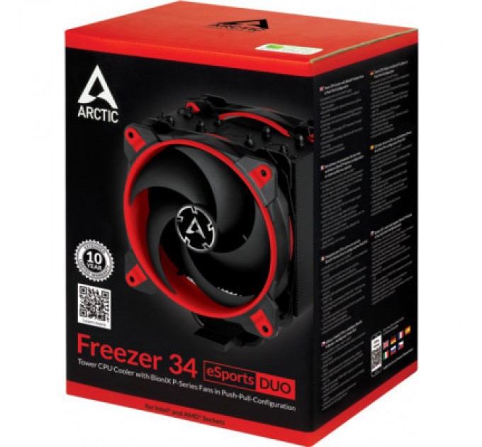 Arctic Кулер до процесора Arctic Freezer 34 eSports DUO Red (ACFRE00060A)