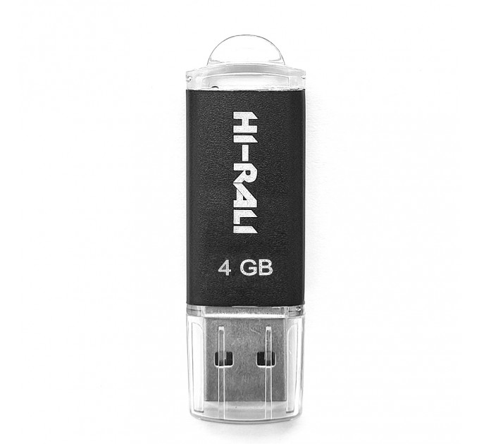 Hi-Rali Флеш-накопичувач USB 4GB Hi-Rali Rocket Series Black (HI-4GBVCBK)