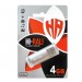 Hi-Rali Флеш-накопичувач USB 4GB Hi-Rali Rocket Series Silver (HI-4GBVCSL)