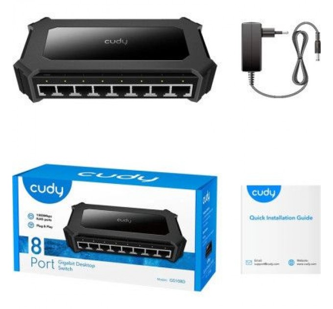 Cudy Комутатор мережевий Cudy GS108D