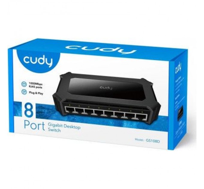 Cudy Комутатор мережевий Cudy GS108D