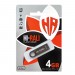 Hi-Rali Флеш-накопичувач USB 4GB Hi-Rali Shuttle Series Black (HI-4GBSHBK)