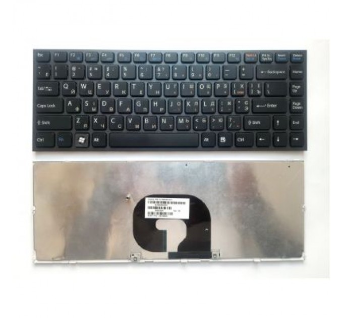 Sony Клавіатура ноутбука Sony VPC-Y чeрная с темно-серой рамкой UA (A43097)