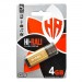 Hi-Rali Флеш-накопичувач USB 4GB Hi-Rali Stark Series Gold (HI-4GBSTGD)
