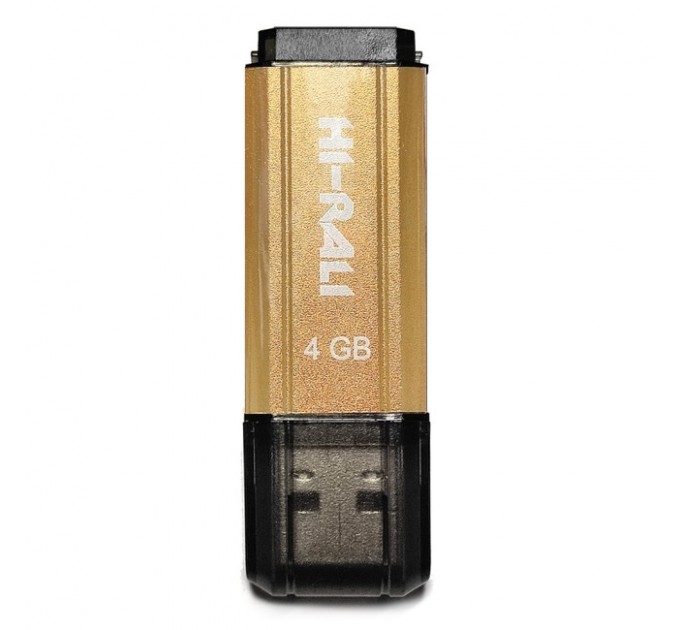 Hi-Rali Флеш-накопичувач USB 4GB Hi-Rali Stark Series Gold (HI-4GBSTGD)