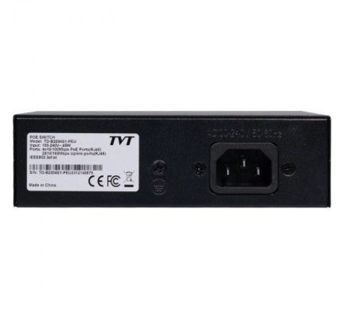 TVT DIGITAL Комутатор мережевий TVT DIGITAL TD-B2204S1-PEU