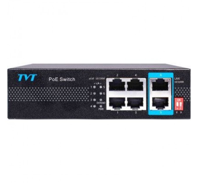 TVT DIGITAL Комутатор мережевий TVT DIGITAL TD-B2204S1-PEU