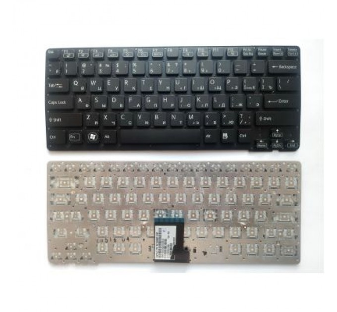 Sony Клавіатура ноутбука Sony Vaio VPC-CA черн.без рамки/под подсв.RU/US (A43013)