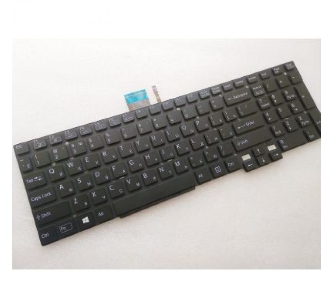 Sony Клавіатура ноутбука Sony Vaio SVT15 (Tab 15) black,wo/frame,frame,backlight RU/US (A46049)