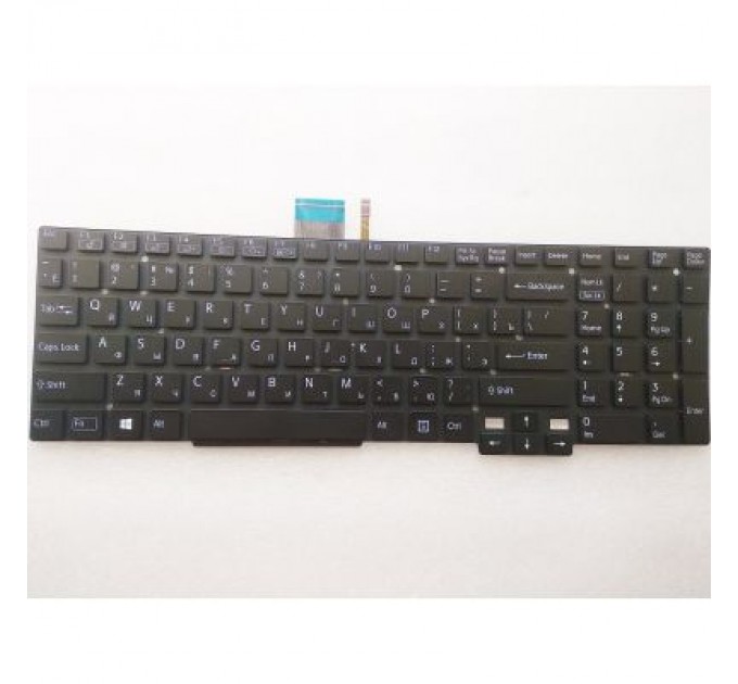 Sony Клавіатура ноутбука Sony Vaio SVT15 (Tab 15) black,wo/frame,frame,backlight RU/US (A46049)