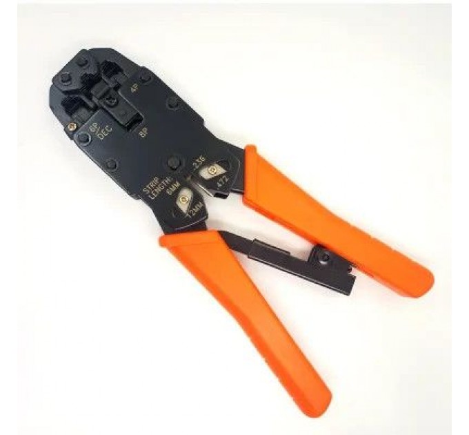 Kingda Інструмент Kingda RJ-45/RJ-12 з трещіткою (KD-T2008R)