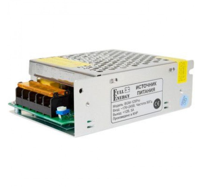 Full Energy Блок живлення для систем відеоспостереження Full Energy BGM-125Pro