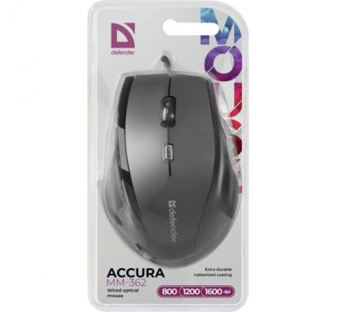 Defender Мишка Defender MM-362 Black (52362)