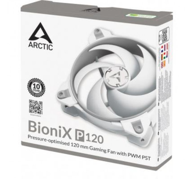 Arctic Кулер до корпусу Arctic BioniX P120 - Grey/White (ACFAN00167A)