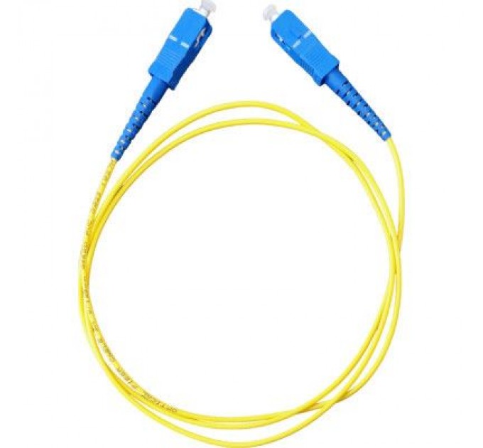 GEAR Оптичний патчкорд SC/UPC-SC/UPC SingleMode, Simplex, G652D, 2м GEAR (GOPC-SCUPCSMSIM-2)