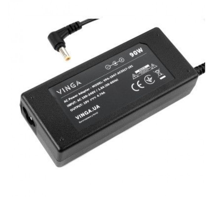 Vinga Блок живлення до ноутбуку Vinga ACER 90W 19V 4.74A 5.5*1.7 (VPA-1947-AC5517-101)