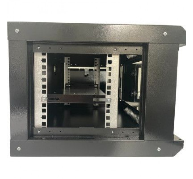 GEAR Шафа настінна GEAR 12U 19'' 530x400x600 мм, + полка 19", black (GWMSN-12U)