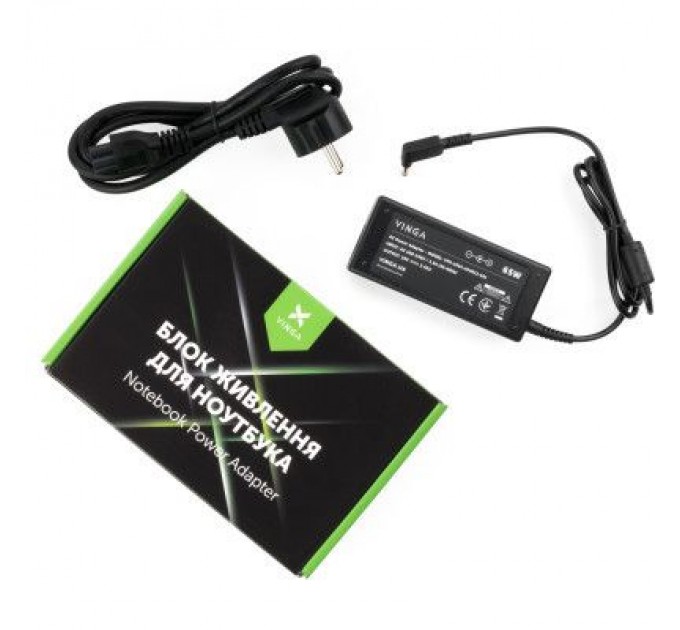 Vinga Блок живлення до ноутбуку Vinga ASUS 65W 19V 3,42A 4.0 *1.35 (VPA-1934-AS4013-101)