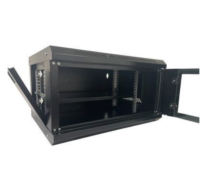 GEAR Шафа настінна GEAR 9U 19'' 530x400x450 мм, + полка 19", black (GWMSN-9U)