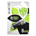 Hi-Rali Флеш-накопичувач USB 8GB Hi-Rali Corsair Series Black (HI-8GBCORBK)