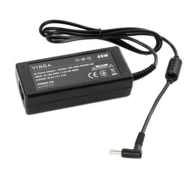 Vinga Блок живлення до ноутбуку Vinga HP 65W 18.5V 3.5А 4.5*3.0 (VPA-1835-HP4530-101)
