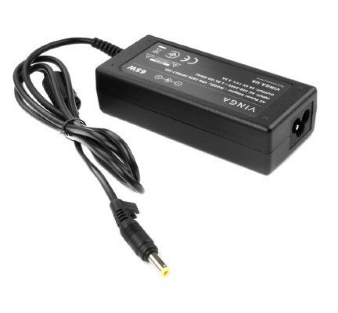 Vinga Блок живлення до ноутбуку Vinga HP 65W 18.5V 3.5А 4.8*1.7 (VPA-1835-HP4817-101)