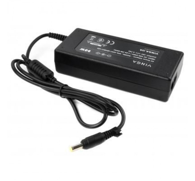 Vinga Блок живлення до ноутбуку Vinga HP 90W 19V 4.74A 4.8*1.7 (VPA-1947-HP4817-101)