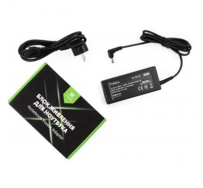 Vinga Блок живлення до ноутбуку Vinga Lenovo 65W 20V 3.25А 5.5*2.5 (VPA-2032-LN5525-101)