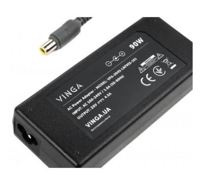 Vinga Блок живлення до ноутбуку Vinga Lenovo 90W 20V 4.5A 7.9*5.5 (VPA-2045-LN7955-101)