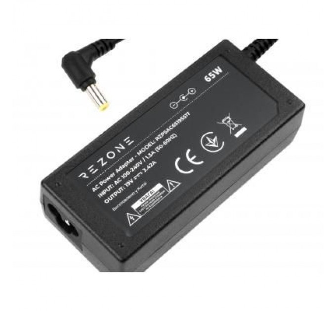 Rezone Блок живлення до ноутбуку Rezone ACER 65W 19V 3,42A 5.5*1.7 (RZPSAC65195517)