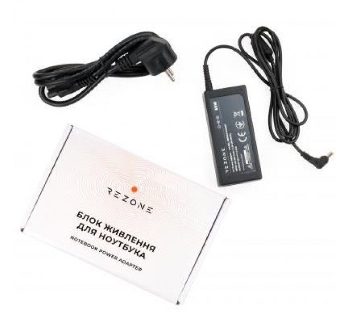 Rezone Блок живлення до ноутбуку Rezone ACER 65W 19V 3,42A 5.5*1.7 (RZPSAC65195517)