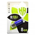 Hi-Rali Флеш-накопичувач USB 8GB Hi-Rali Rocket Series Blue (HI-8GBVCBL)