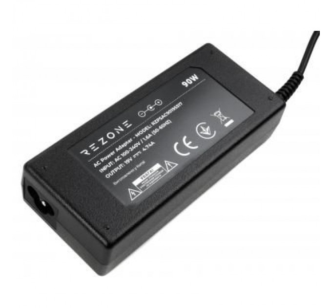 Rezone Блок живлення до ноутбуку Rezone ACER 90W 19V 4.74A 5.5*1.7 (RZPSAC90195517)
