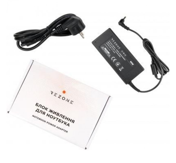 Rezone Блок живлення до ноутбуку Rezone ACER 90W 19V 4.74A 5.5*1.7 (RZPSAC90195517)