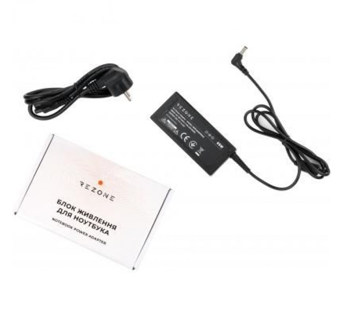Rezone Блок живлення до ноутбуку Rezone ASUS 65W 19V 3,42A 5.5*2.5 (RZPSAS65195525)