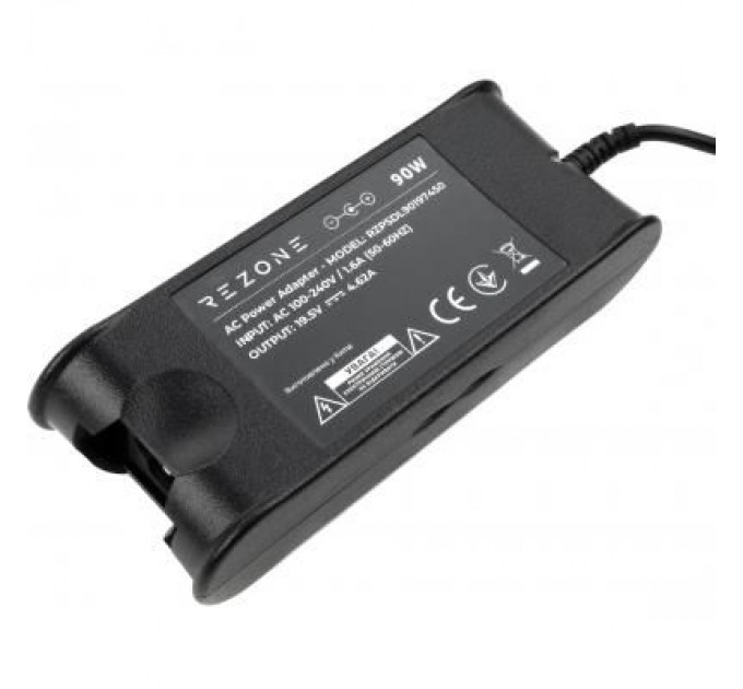 Rezone Блок живлення до ноутбуку Rezone DELL 90W 19.5V 4.62A 7.4*5.0 (RZPSDL90197450)