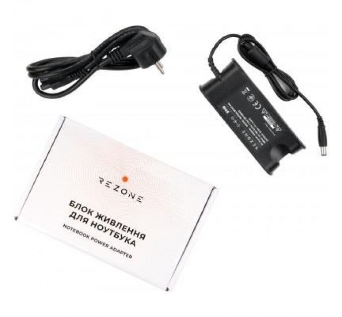 Rezone Блок живлення до ноутбуку Rezone DELL 90W 19.5V 4.62A 7.4*5.0 (RZPSDL90197450)