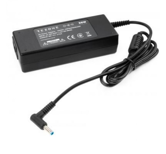 Rezone Блок живлення до ноутбуку Rezone HP 90W 18.5V 4.74A 4.5*3.0 (RZPSHP90184530)