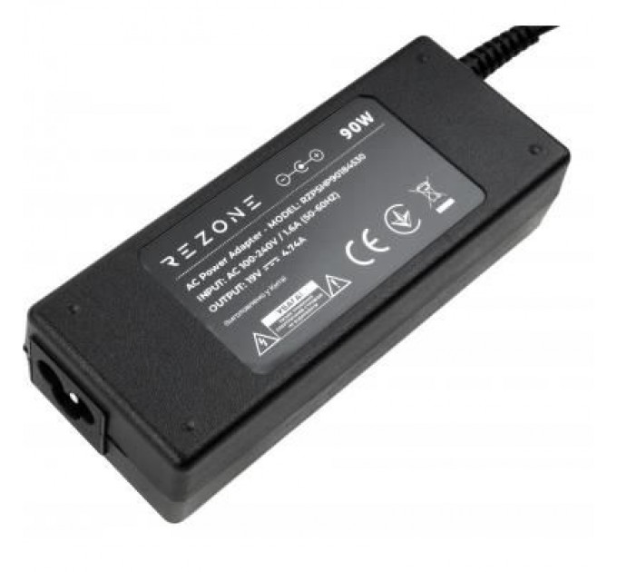 Rezone Блок живлення до ноутбуку Rezone HP 90W 18.5V 4.74A 4.5*3.0 (RZPSHP90184530)